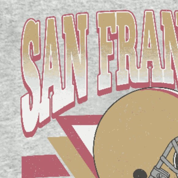 1946 Retro San Francisco 49ers Football Crewneck Sweatshirt shirt tee - Picture 2 of 3